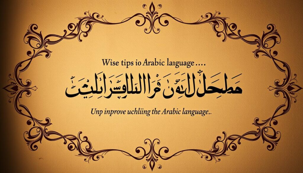 نصائح لتحسين اللغة العربية نصائح لتحسين اللغة العربية